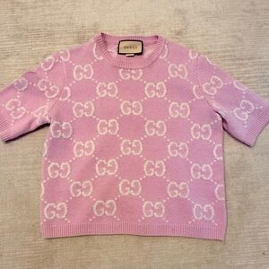 Gucci Light Pink Knit Sweater